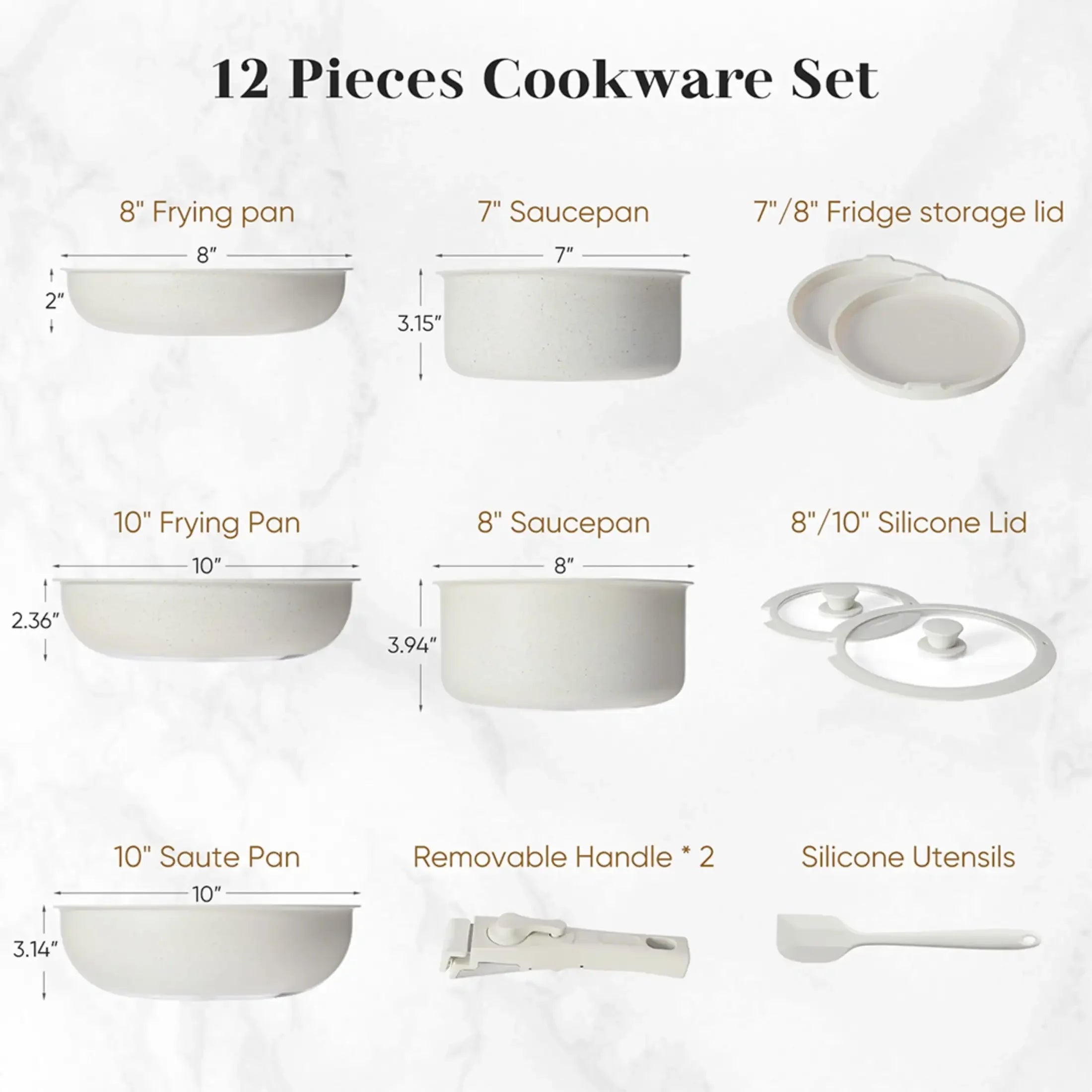 InduXion Luxe 12 pc cookware set
